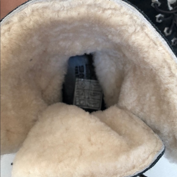 Timberland fold over black boots 8.5 M - Picture 3 of 6